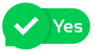 Check mark yes