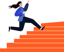 Climbing stairs