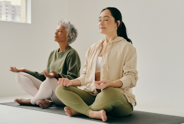 Holistic Practitioners Case Studies - meditating women
