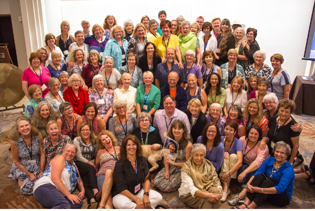 Lisa and Healers at the Healing Touch Program Conference