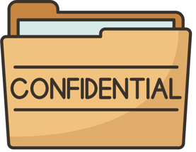 confidential private file
