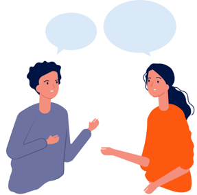 conversation talking chatting