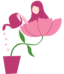 flourish selfcare growth flower