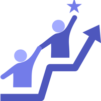 leader goals climbing the ladder moving forward growth