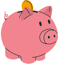piggy bank pink