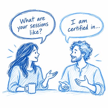 talkng about energy healing sessions